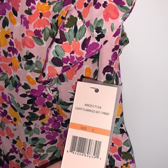 Nanette Lepore | light flamingo print top - Picture 4 of 8